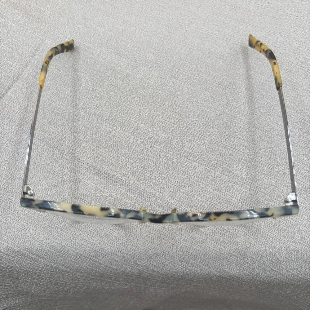 Georgina C5 Cat Eye Eyeglasses Gunmetal Tortoiseshell 51-18-135 Semi-Rimless